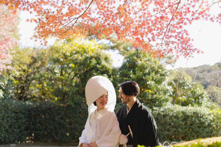 【国際結婚×日本の結婚式】三溪園 鶴翔閣で叶える “文化を超えて心が通う一日”